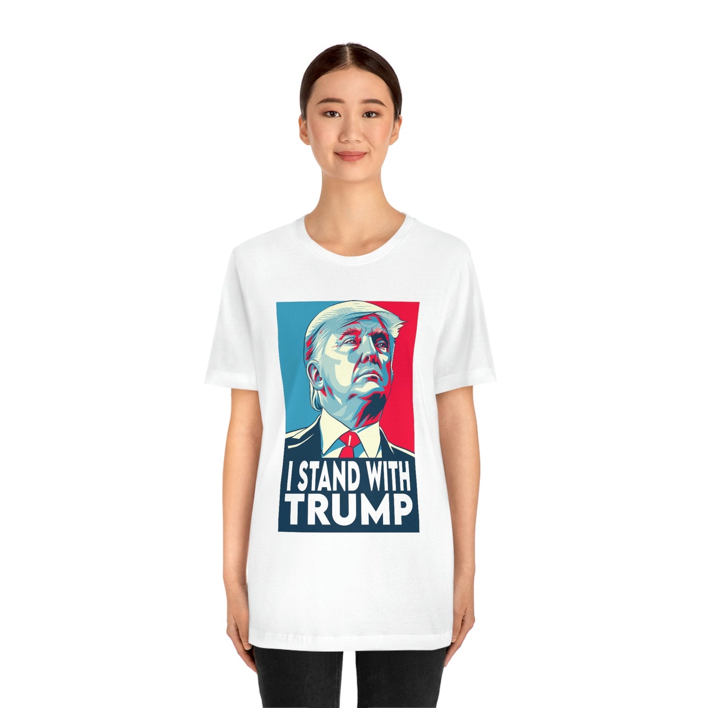 I Stand With Trump Shirt Unisex Bella Canvas Pro Trump Shirt Trump Arrested Trump Arraignment Trump Mugshot MAGA Trump 2024 Let's Go Brandon