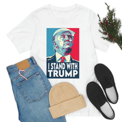 I Stand With Trump Shirt Unisex Bella Canvas Pro Trump Shirt Trump Arrested Trump Arraignment Trump Mugshot MAGA Trump 2024 Let's Go Brandon