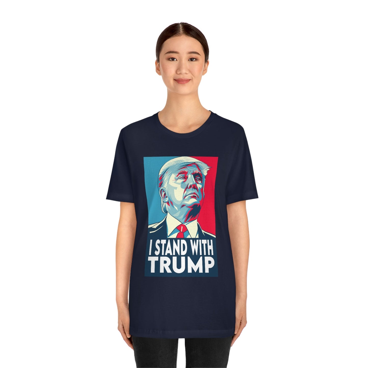 I Stand With Trump Shirt Unisex Bella Canvas Pro Trump Shirt Trump Arrested Trump Arraignment Trump Mugshot MAGA Trump 2024 Let's Go Brandon