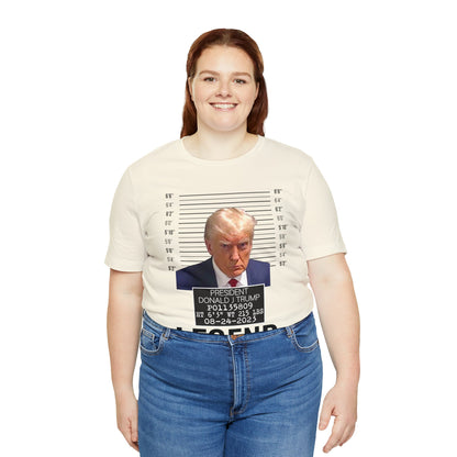 The Georgia Trump Mugshot Shirt Bella Canvas 3001 Unisex T-Shirt Trump Mugshot Trump Georgia Trump Legend