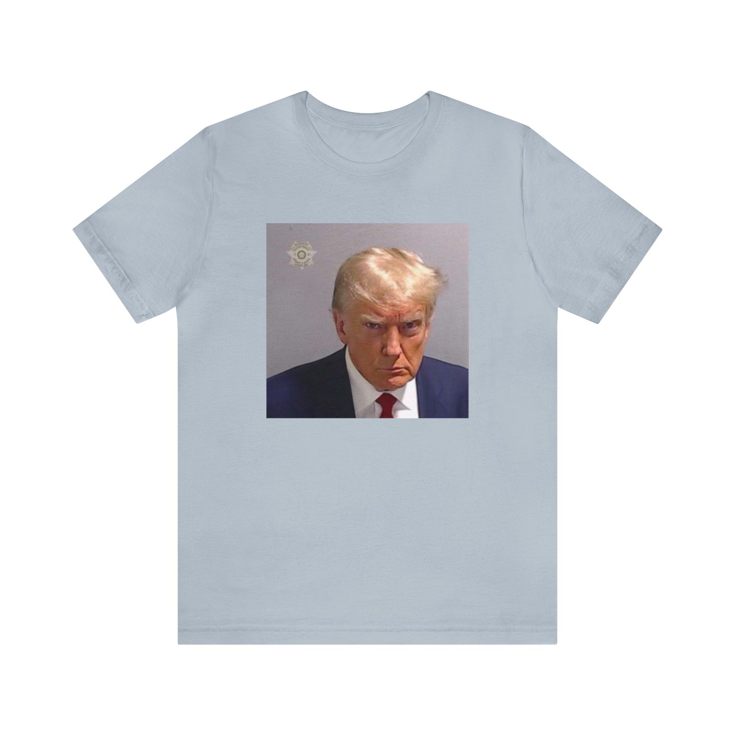 The Georgia Trump Mugshot Shirt Bella Canvas 3001 Unisex T-Shirt Trump Mugshot Trump Georgia Trump