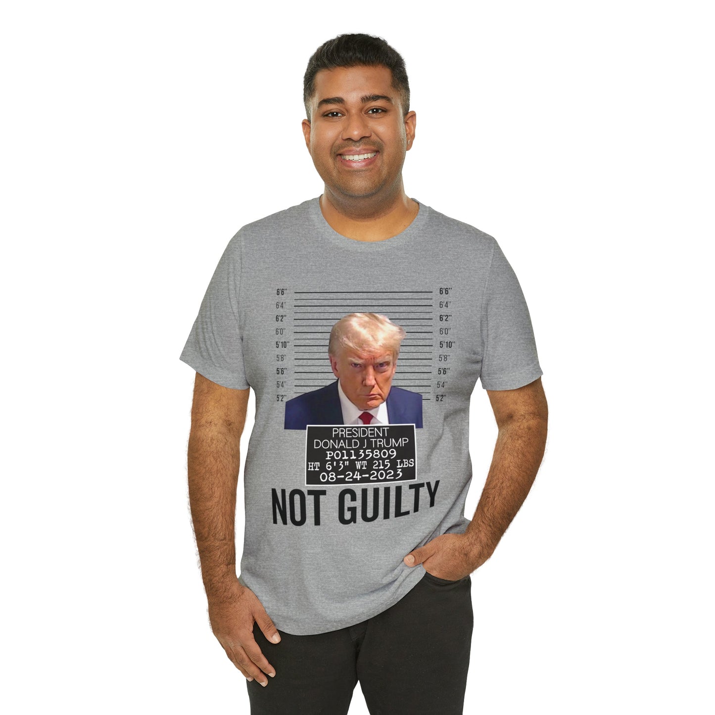 The Georgia Trump Mugshot Shirt Bella Canvas 3001 Unisex T-Shirt Trump Mugshot Trump Georgia Trump