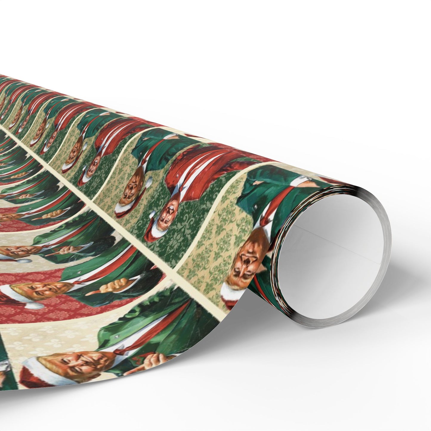 Jolly Trump Christmas, Christmas Trump Gift Wrap,  Trump Wrapping Paper for Gifts, Maga Gift Wrap Christmas Trump 2024, Santa Trump Gifts