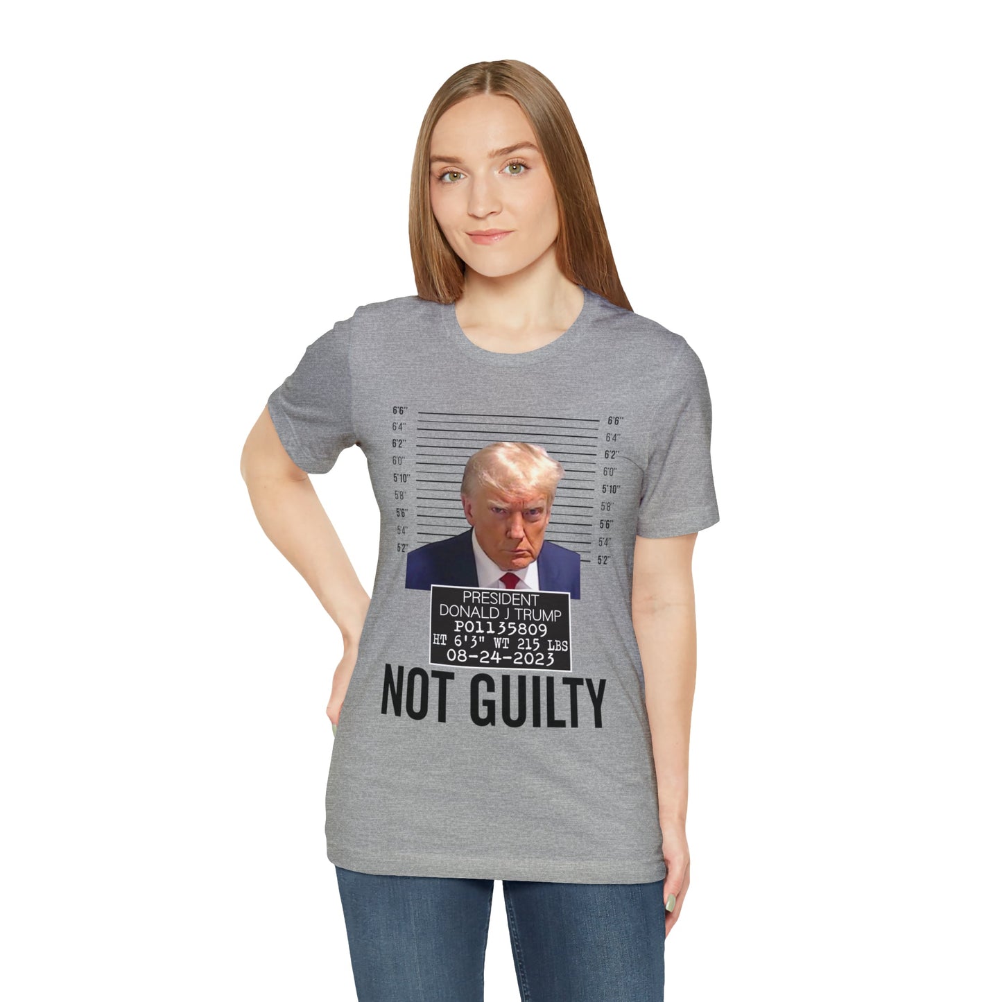 The Georgia Trump Mugshot Shirt Bella Canvas 3001 Unisex T-Shirt Trump Mugshot Trump Georgia Trump