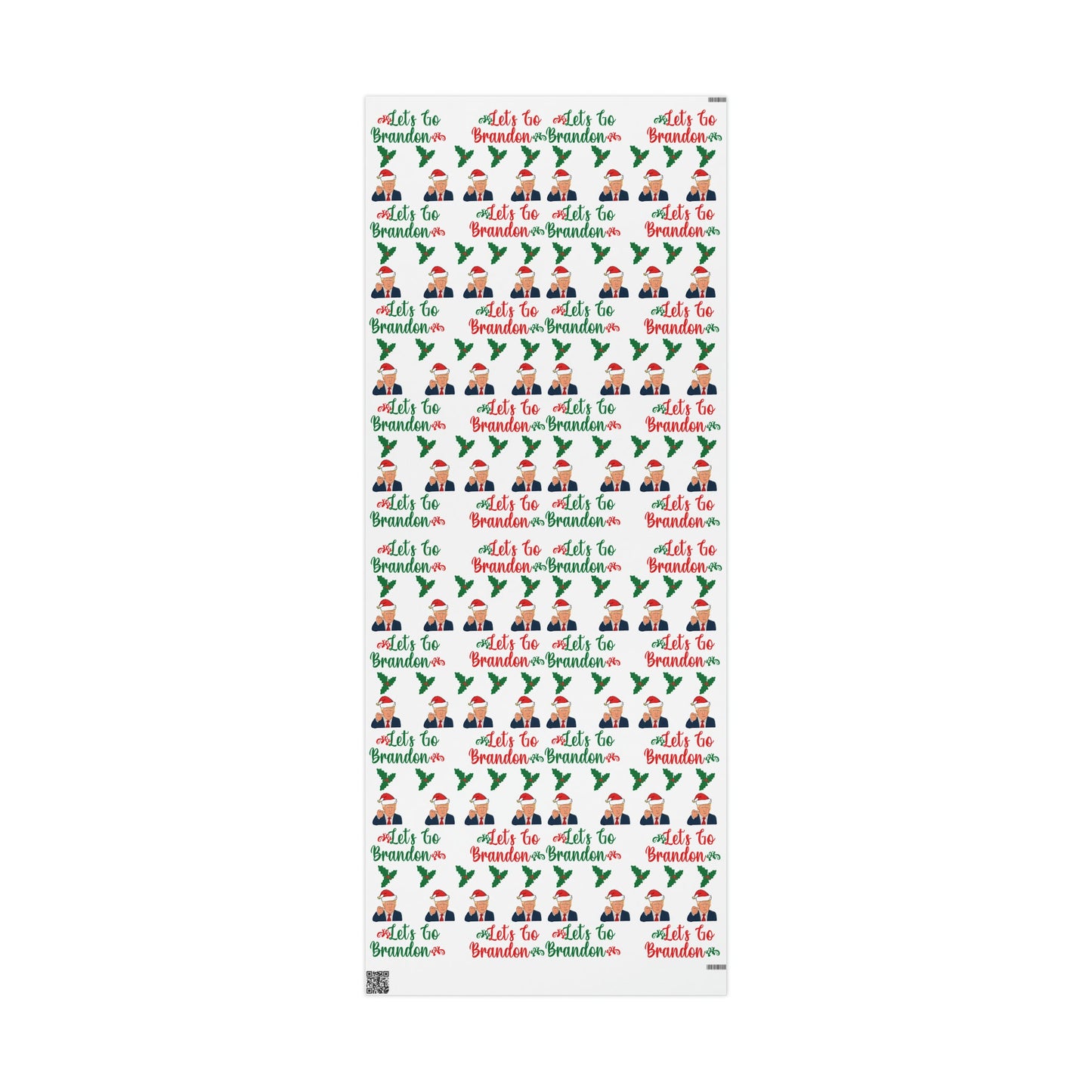 Top Trump Christmas Wrapping Paper for Gifts - Trump Maga Gift - Funny Let's Go Brandon Biden Trump Wrapping Paper Santa Trump Brandon Gift