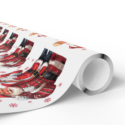 Trump Santa Christmas, Christmas Trump Gift Wrap,  Trump Wrapping Paper for Gifts, Maga Gift Wrap Christmas Trump 2024, Santa Trump Gifts