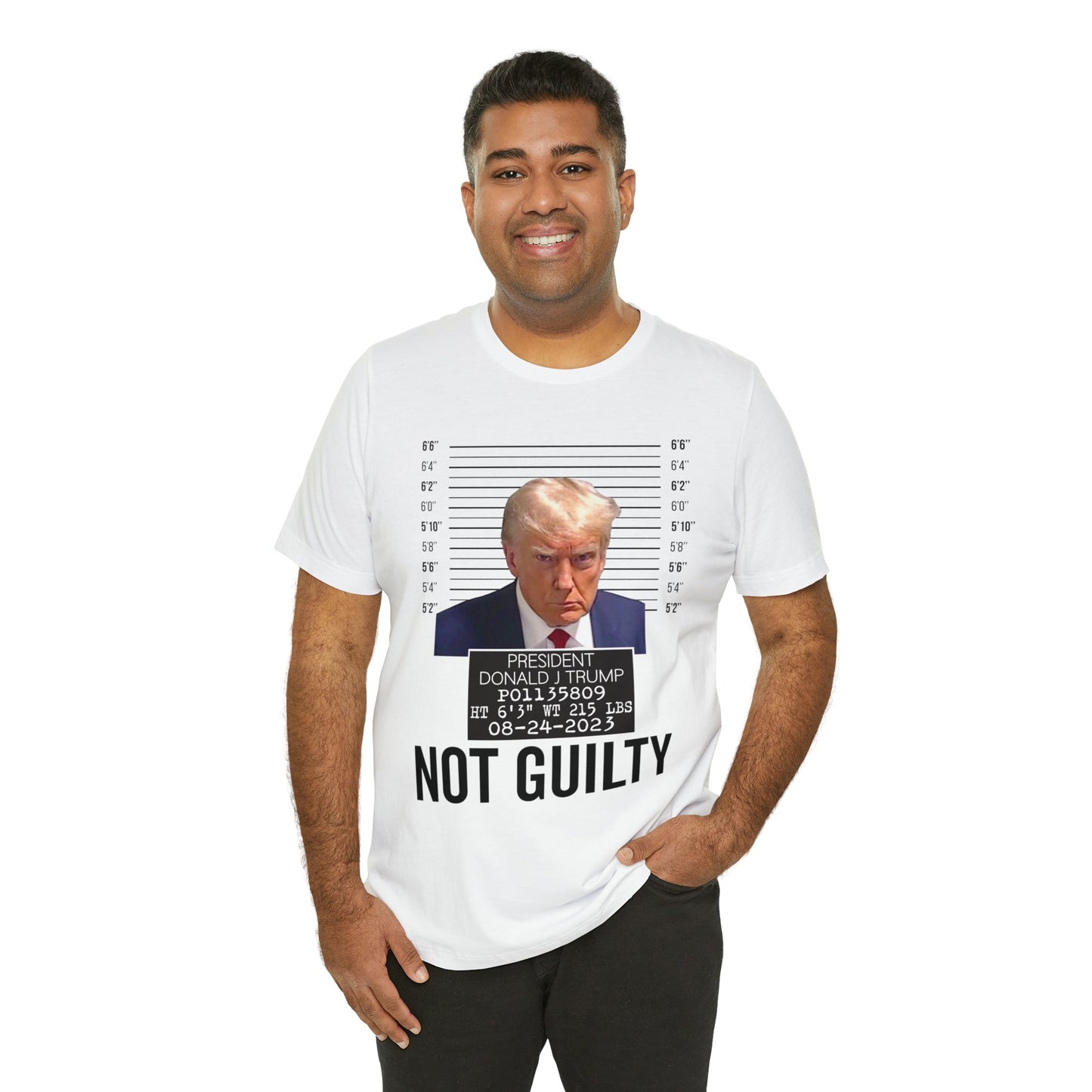 The Georgia Trump Mugshot Shirt Bella Canvas 3001 Unisex T-Shirt Trump Mugshot Trump Georgia Trump