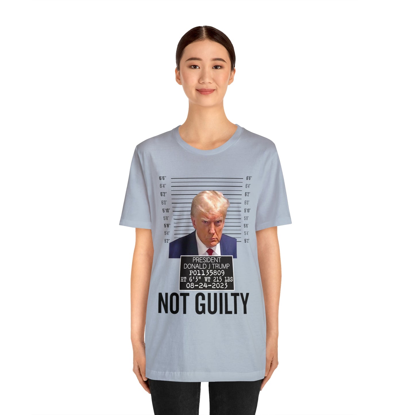 The Georgia Trump Mugshot Shirt Bella Canvas 3001 Unisex T-Shirt Trump Mugshot Trump Georgia Trump