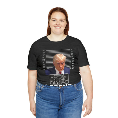 The Georgia Trump Mugshot Shirt Bella Canvas 3001 Unisex T-Shirt Trump Mugshot Trump Georgia Trump Legend