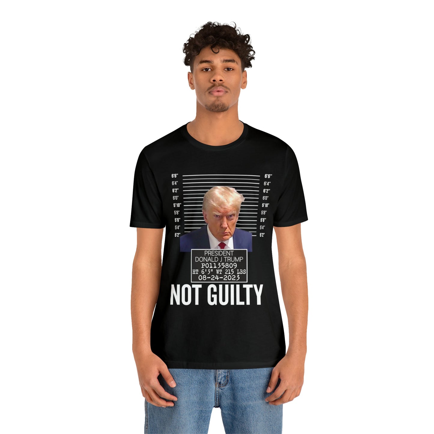 The Georgia Trump Mugshot Shirt Bella Canvas 3001 Unisex T-Shirt Trump Mugshot Trump Georgia Trump