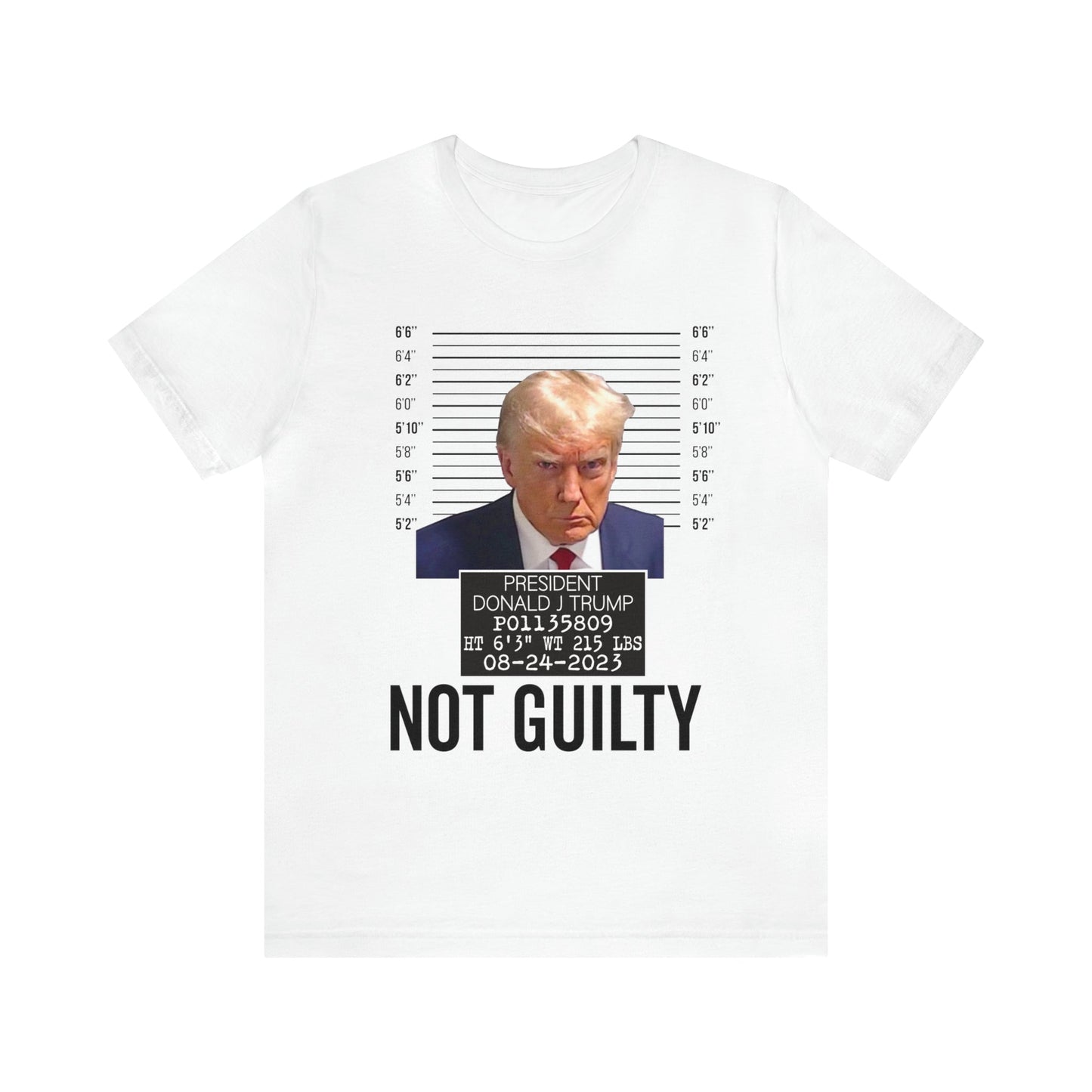 The Georgia Trump Mugshot Shirt Bella Canvas 3001 Unisex T-Shirt Trump Mugshot Trump Georgia Trump