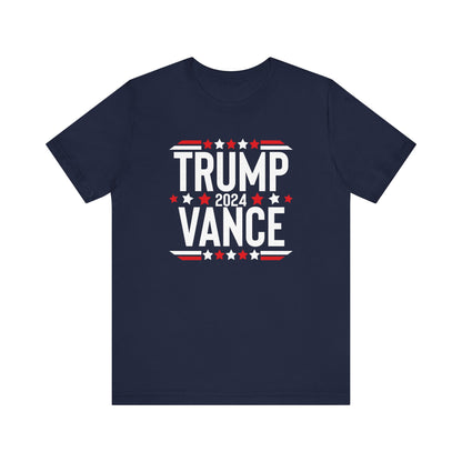 Trump VP Pick Vance 2024 Shirt Bella Canvas 3001 Unisex T-Shirt Vote Trump, J.D. Vance VP, Trump, Pro Trump, 2024 Election Campaign Shirt