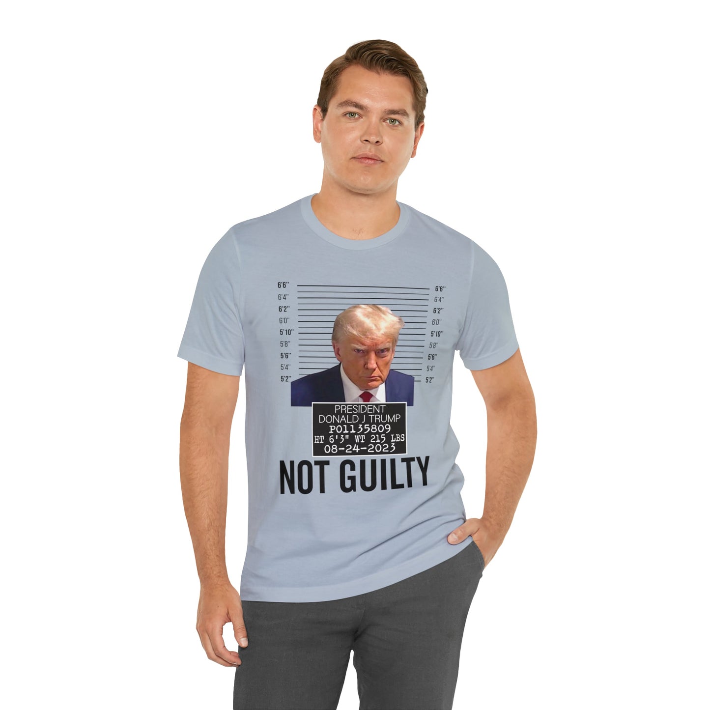 The Georgia Trump Mugshot Shirt Bella Canvas 3001 Unisex T-Shirt Trump Mugshot Trump Georgia Trump