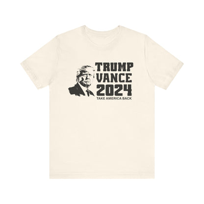 Official Trump VP Pick Vance 2024 Shirt Bella Canvas 3001 Unisex T-Shirt Vote Trump, J.D. Vance VP Trump, Pro Trump, Election Campaign Shirt