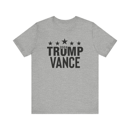 RNC Trump VP Pick Vance 2024 Shirt Bella Canvas 3001 Unisex T-Shirt Vote Trump, J.D. Vance VP, Trump, Pro Trump, Election Campaign Shirt