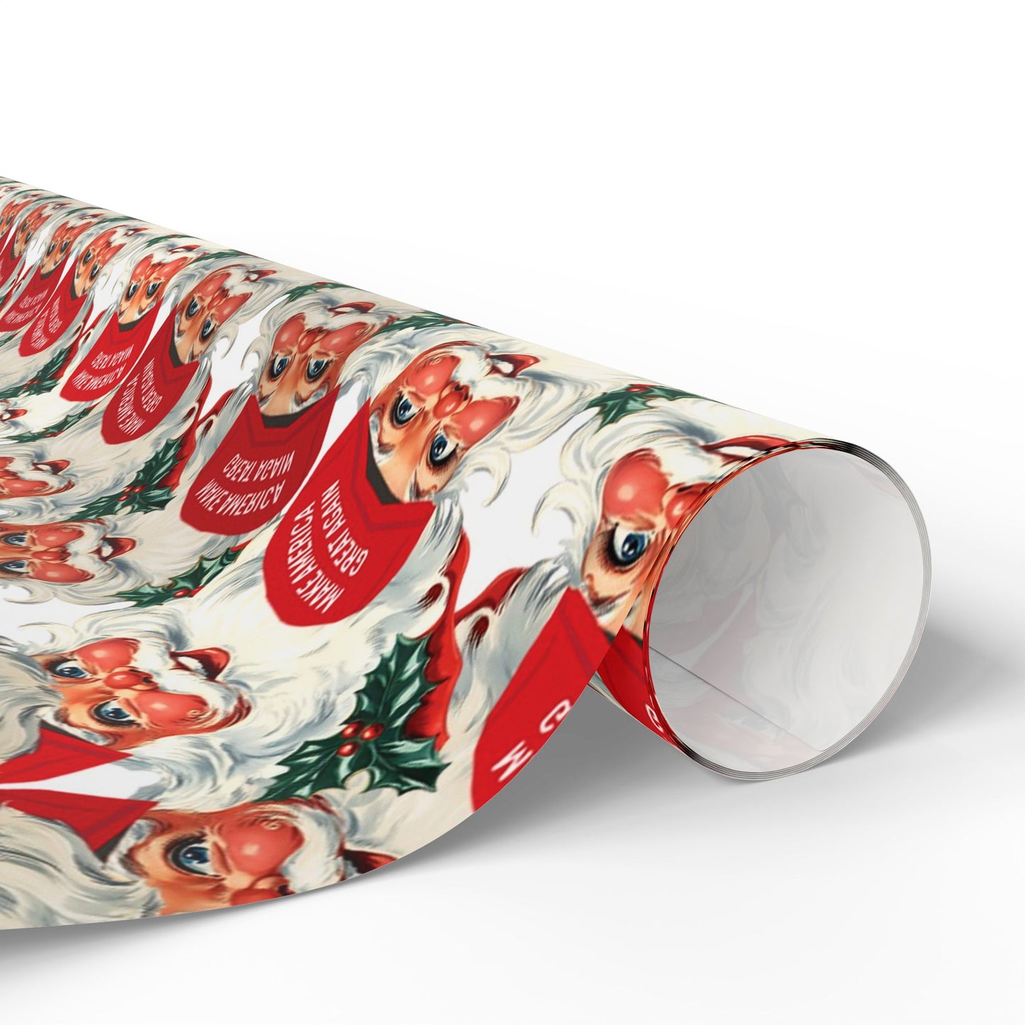 Vintage Santa MAGA Christmas, Christmas Trump Gift Wrap,  Trump Wrapping Paper for Gifts, Maga Gift Wrap Christmas Trump 2024, Santa Trump