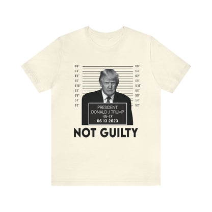 Trump Mugshot Not Guilty June 2023 Shirt Unisex Bella Canvas Pro Trump Shirt Trump Arrested Trump Indictment June Trump Mugshot MAGA