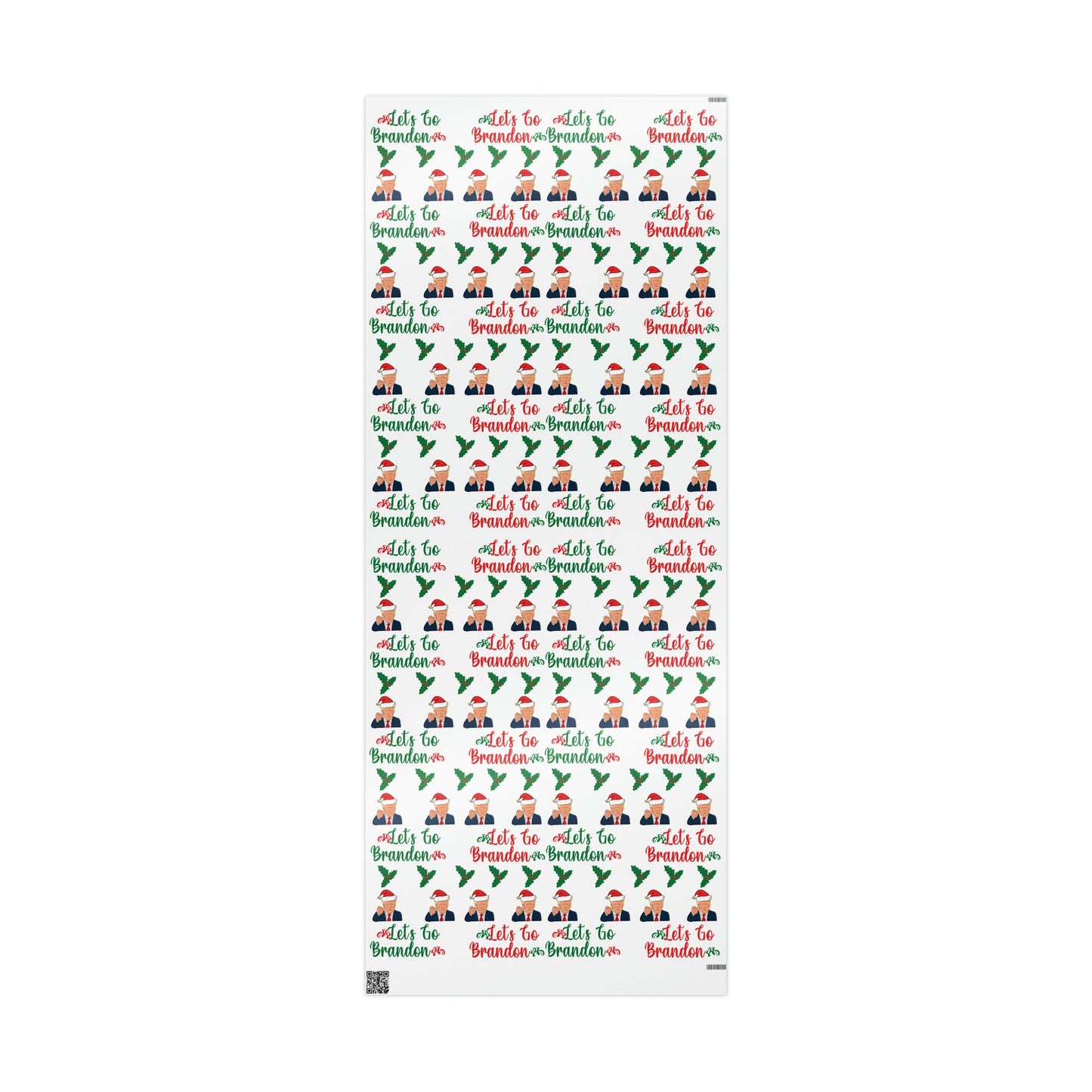 Top Trump Christmas Wrapping Paper for Gifts - Trump Maga Gift - Funny Let's Go Brandon Biden Trump Wrapping Paper Santa Trump Brandon Gift