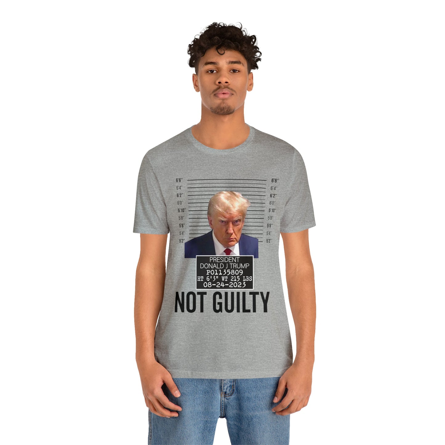 The Georgia Trump Mugshot Shirt Bella Canvas 3001 Unisex T-Shirt Trump Mugshot Trump Georgia Trump