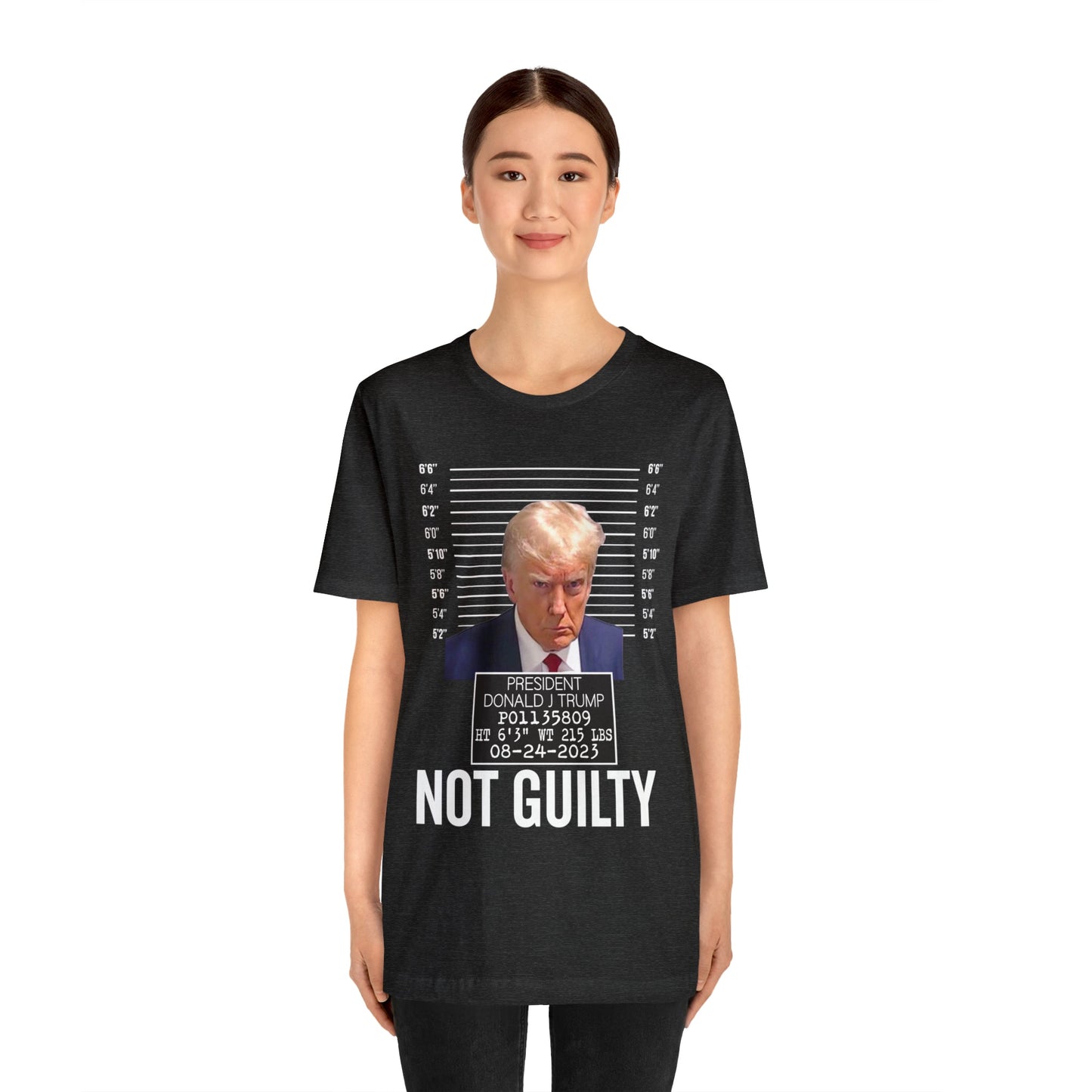 The Georgia Trump Mugshot Shirt Bella Canvas 3001 Unisex T-Shirt Trump Mugshot Trump Georgia Trump