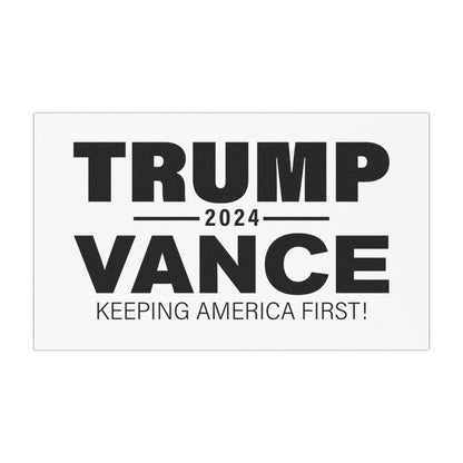 Trump Vance 2024 Car Magnets, Trump Magnet, Trump Vance, VP Vance, Car Magnet 7.5'' × 4.5', Vote Trump Vance, Pro Trump, Maga Magnet USA