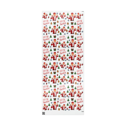 MAGA Trump Wrapping Paper for Gifts - Pro Trump Let's Go Brandon Christmas Gift Wrap Brandon Maga Gift Wrap Santa Trump Republican Gift