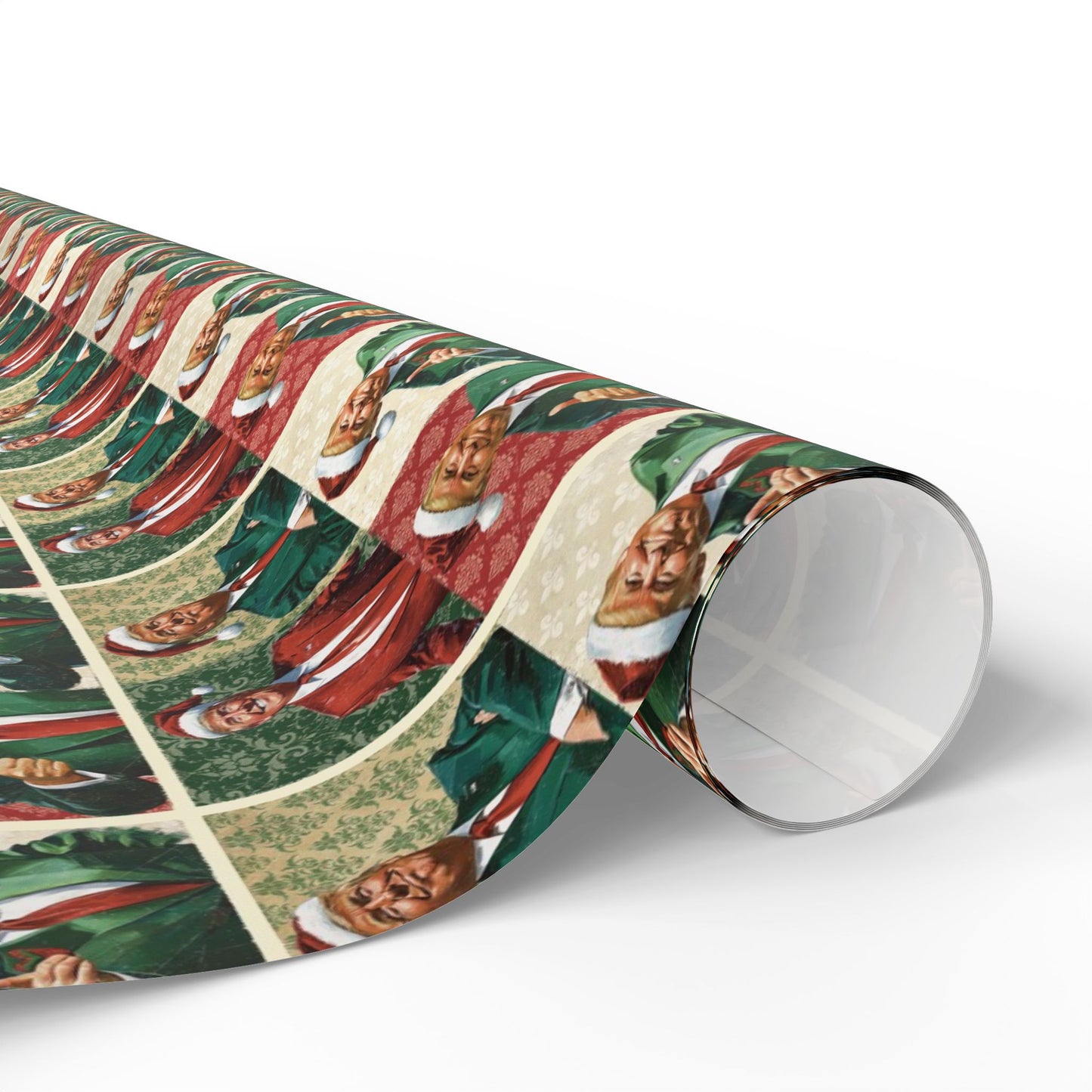 Jolly Trump Christmas, Christmas Trump Gift Wrap,  Trump Wrapping Paper for Gifts, Maga Gift Wrap Christmas Trump 2024, Santa Trump Gifts