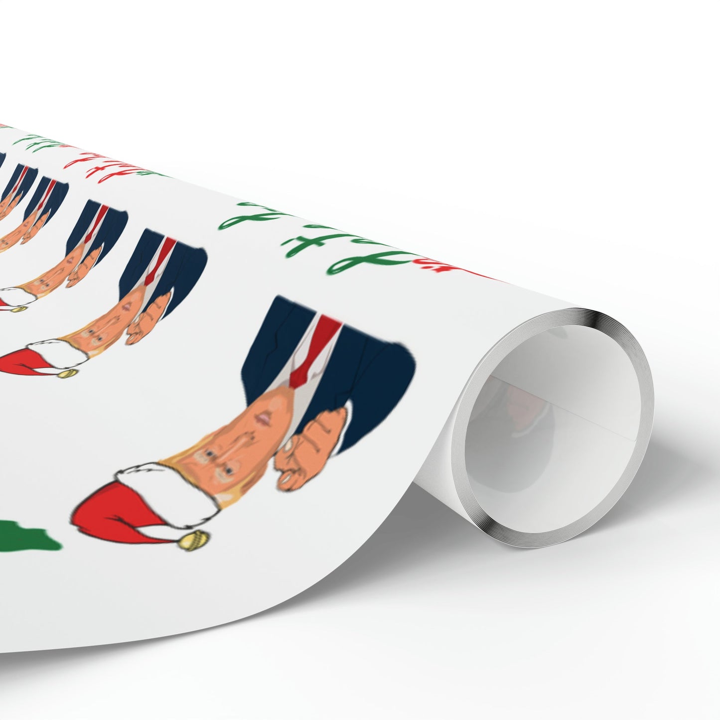 Top Trump Christmas Wrapping Paper for Gifts - Trump Maga Gift - Funny Let's Go Brandon Biden Trump Wrapping Paper Santa Trump Brandon Gift