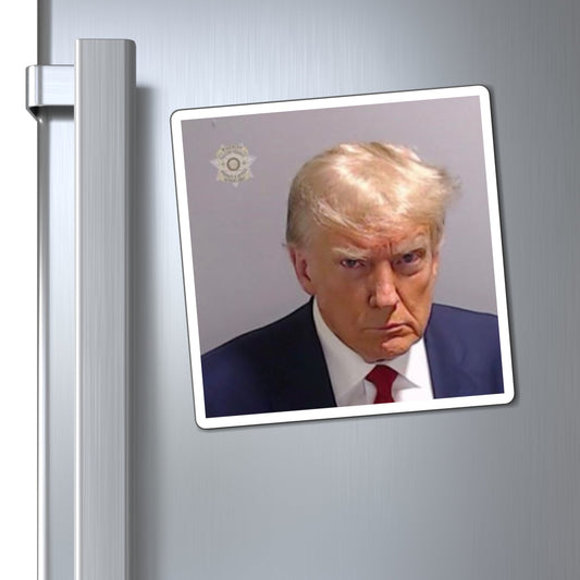 The Georgia Mugshot Trump Mugshot Magnet - Trump Magnet Trump MAGA Trump Georgia Trump President Trump Booking Photo Trump Gift