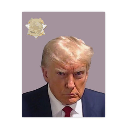 Trump Georgia Vertical 11 x 14 Matte Poster - Trump Mugshot Watercolor Poster Trump Poster Trump Sign Trump Booking Photo Poster