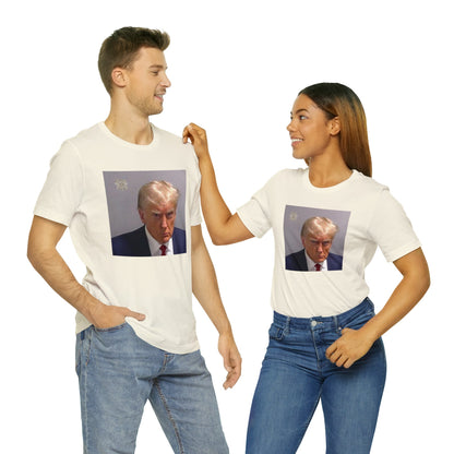 The Georgia Trump Mugshot Shirt Bella Canvas 3001 Unisex T-Shirt Trump Mugshot Trump Georgia Trump