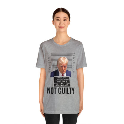 The Georgia Trump Mugshot Shirt Bella Canvas 3001 Unisex T-Shirt Trump Mugshot Trump Georgia Trump