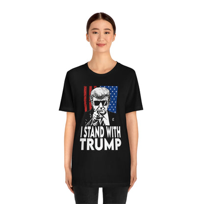 I Stand With Trump Shirt Unisex Bella Canvas Pro Trump Shirt Trump Arrested Trump Arraignment Trump Charges MAGA Trump 2024 Let's Go Brandon