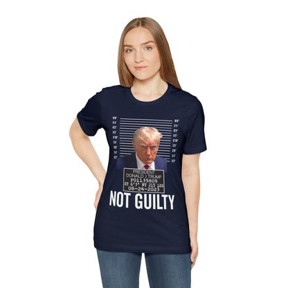 The Georgia Trump Mugshot Shirt Bella Canvas 3001 Unisex T-Shirt Trump Mugshot Trump Georgia Trump