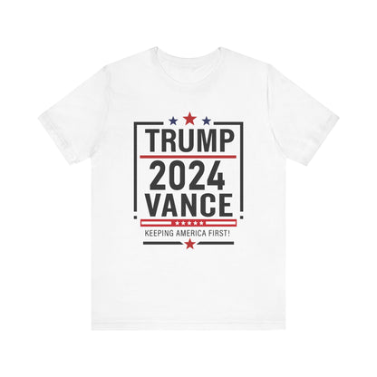 RNC Pick Trump VP Pick Vance 2024 Shirt Bella Canvas 3001 Unisex T-Shirt Vote Trump, J.D. Vance VP Trump, Pro Trump Campaign Shirt,  rnc vp