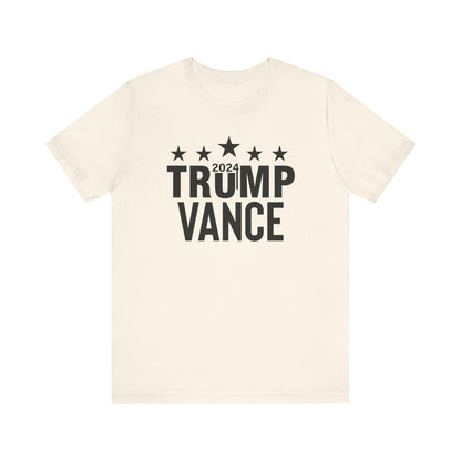 RNC Trump VP Pick Vance 2024 Shirt Bella Canvas 3001 Unisex T-Shirt Vote Trump, J.D. Vance VP, Trump, Pro Trump, Election Campaign Shirt