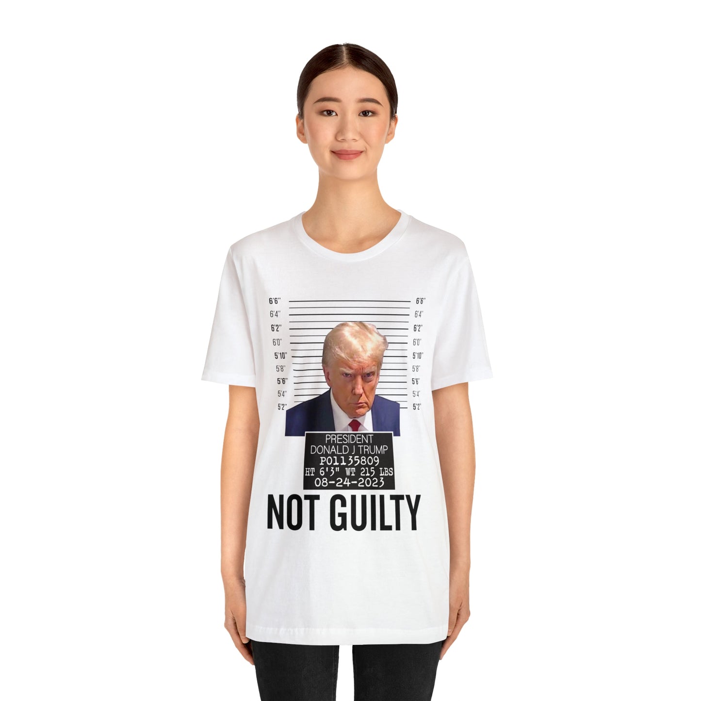 The Georgia Trump Mugshot Shirt Bella Canvas 3001 Unisex T-Shirt Trump Mugshot Trump Georgia Trump