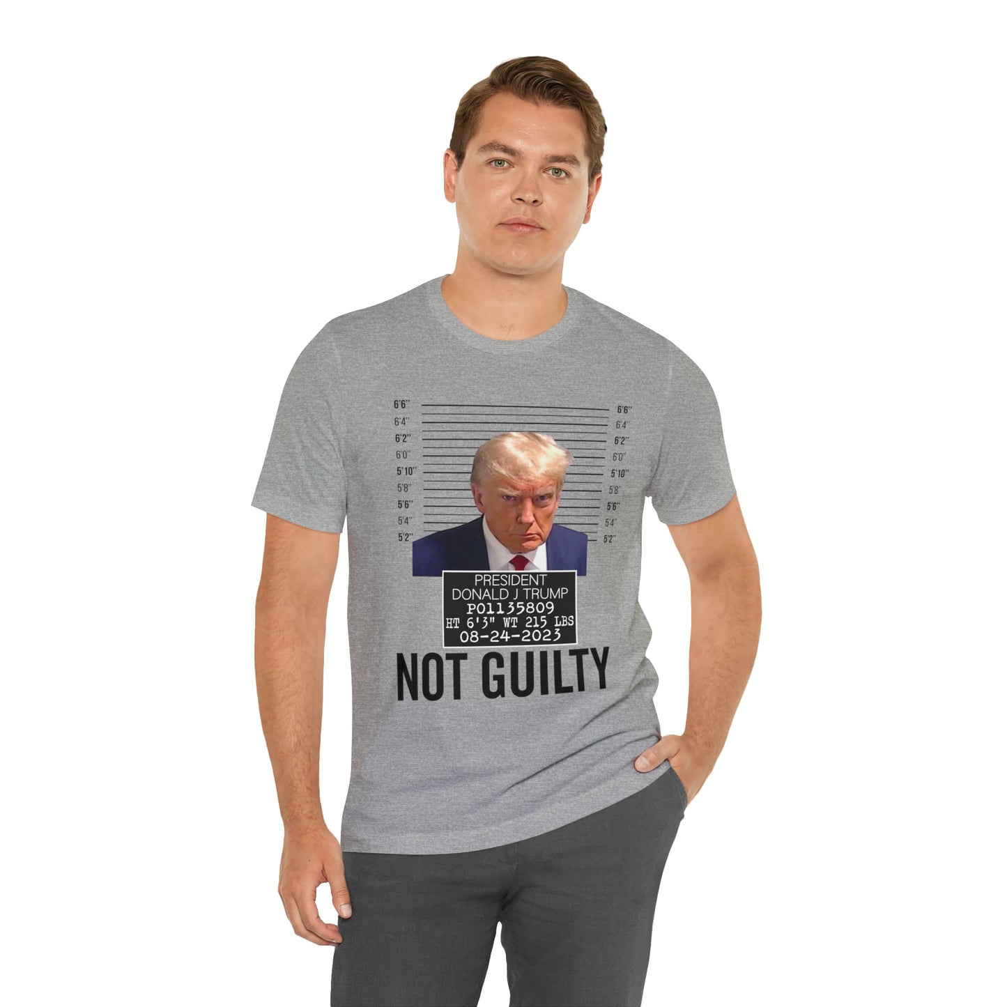 The Georgia Trump Mugshot Shirt Bella Canvas 3001 Unisex T-Shirt Trump Mugshot Trump Georgia Trump