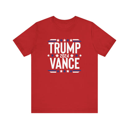 Trump VP Pick Vance 2024 Shirt Bella Canvas 3001 Unisex T-Shirt Vote Trump, J.D. Vance VP, Trump, Pro Trump, 2024 Election Campaign Shirt