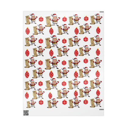 Great Santa Trump Wrapping Paper for Gifts - Trump's Naughty List Christmas Gift Wrap Let's Go Brandon Maga Gift Wrap Christmas Trump 2024