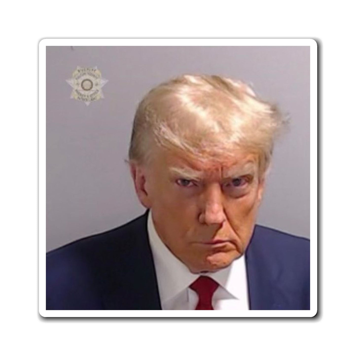 The Georgia Mugshot Trump Mugshot Magnet - Trump Magnet Trump MAGA Trump Georgia Trump President Trump Booking Photo Trump Gift