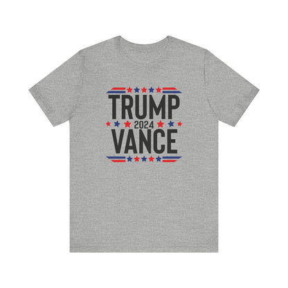 Trump VP Pick Vance 2024 Shirt Bella Canvas 3001 Unisex T-Shirt Vote Trump, J.D. Vance VP, Trump, Pro Trump, 2024 Election Campaign Shirt