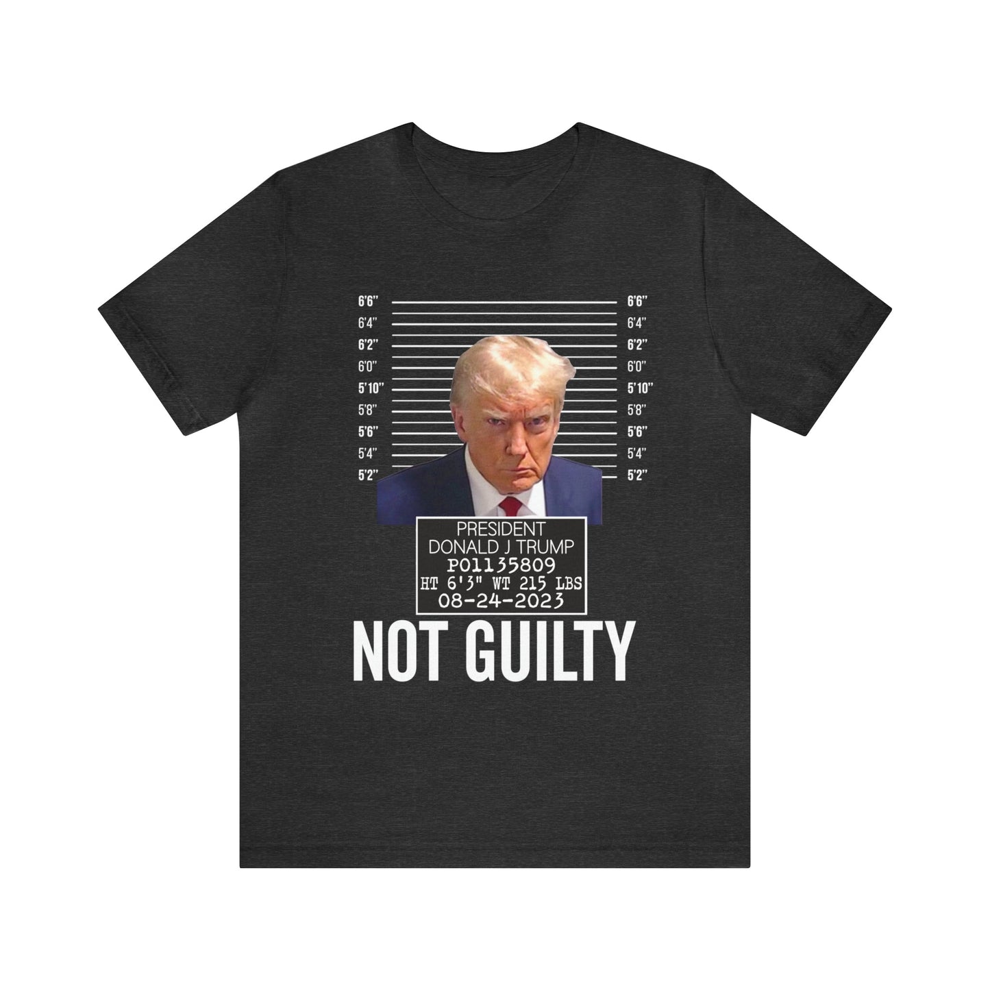 The Georgia Trump Mugshot Shirt Bella Canvas 3001 Unisex T-Shirt Trump Mugshot Trump Georgia Trump