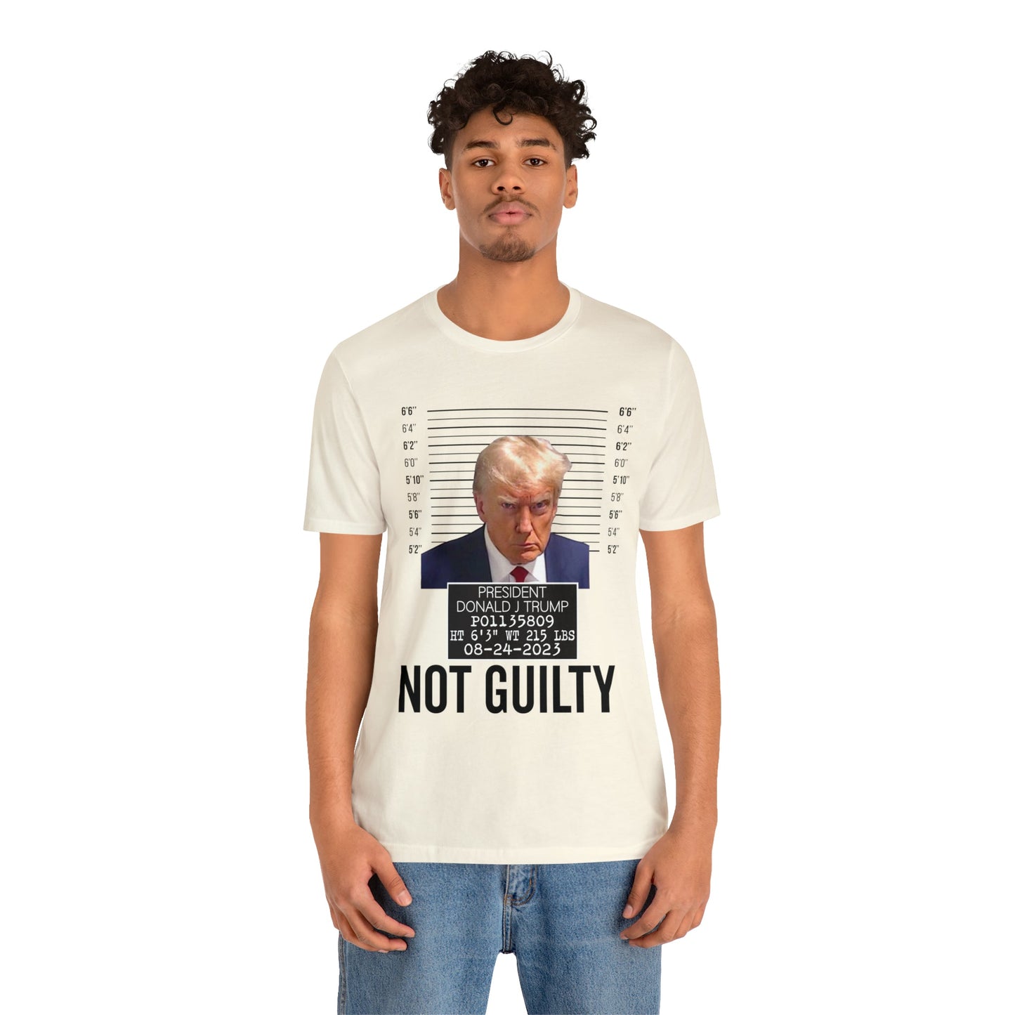 The Georgia Trump Mugshot Shirt Bella Canvas 3001 Unisex T-Shirt Trump Mugshot Trump Georgia Trump