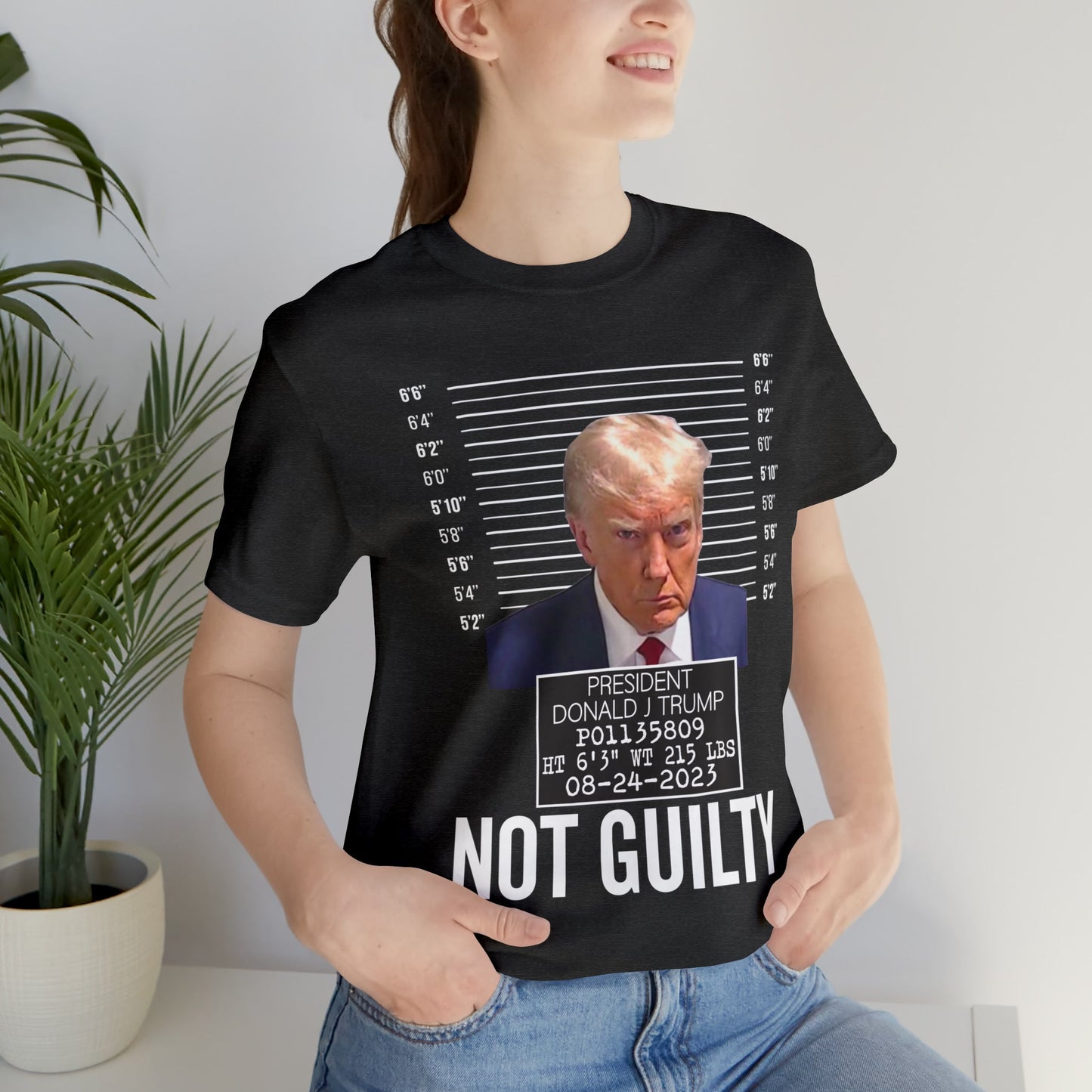 The Georgia Trump Mugshot Shirt Bella Canvas 3001 Unisex T-Shirt Trump Mugshot Trump Georgia Trump