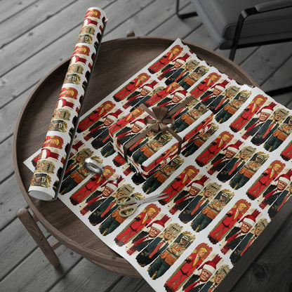 Wonderful Trump the Icon, Christmas Trump Gift Wrap, Trump Wrapping Paper for Gifts, Maga Gift Wrap Christmas Trump 2024, Trump Won