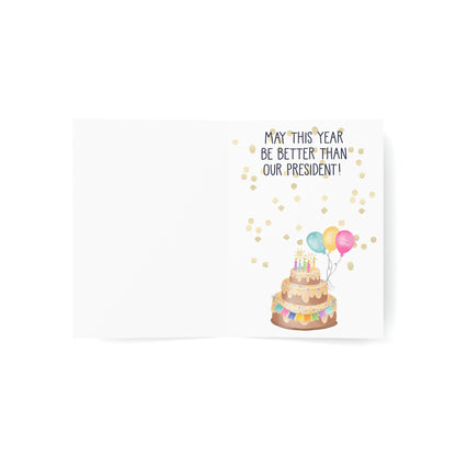 Hilarious Confused Biden Birthday Cards - Confused Birthday Merry Uh Happy Uhh