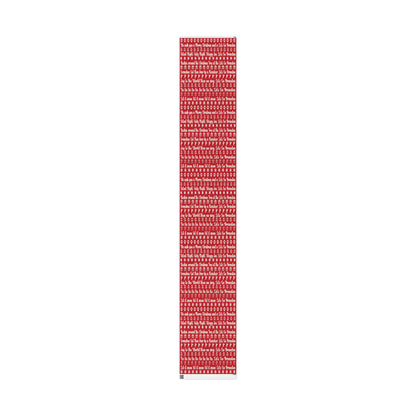 Funny Let's Go Brandon Christmas Gift Wrap Red - Brandon Gift Wrap - Funny Trump Christmas Songs Red Christmas Wrap - Great Funny Surprise