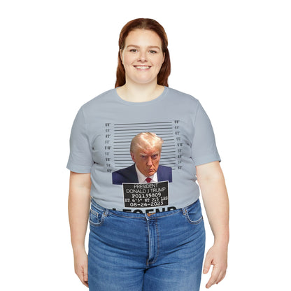 The Georgia Trump Mugshot Shirt Bella Canvas 3001 Unisex T-Shirt Trump Mugshot Trump Georgia Trump Legend