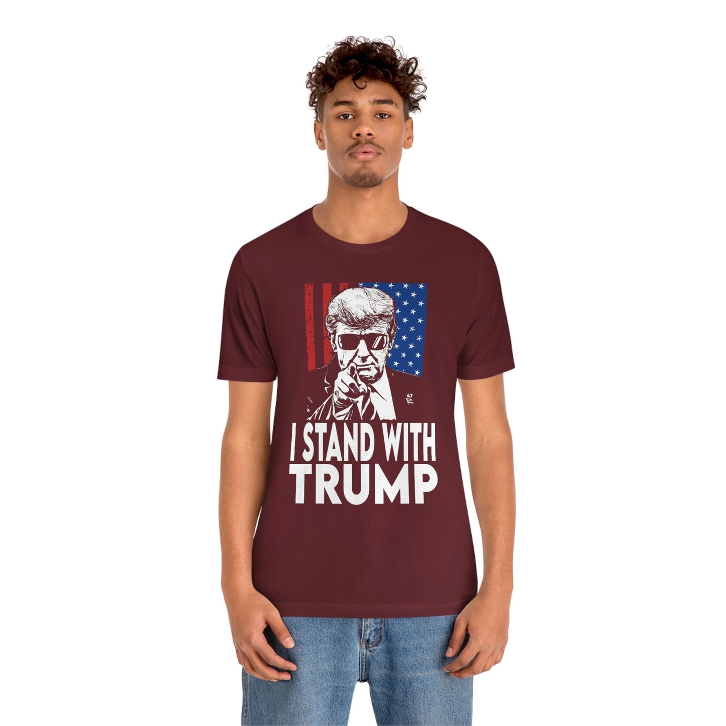 I Stand With Trump Shirt Unisex Bella Canvas Pro Trump Shirt Trump Arrested Trump Arraignment Trump Charges MAGA Trump 2024 Let's Go Brandon